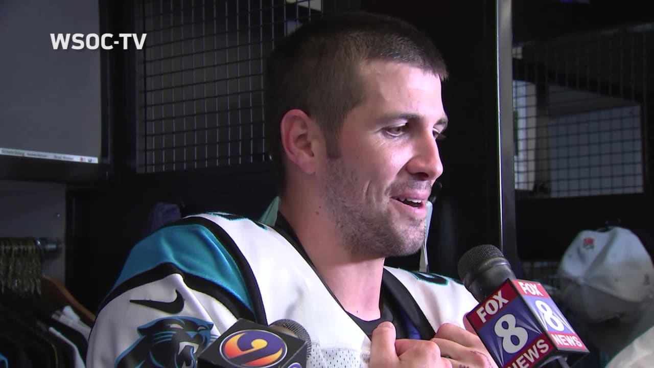 Graham Gano reacts to his game-winning field goal