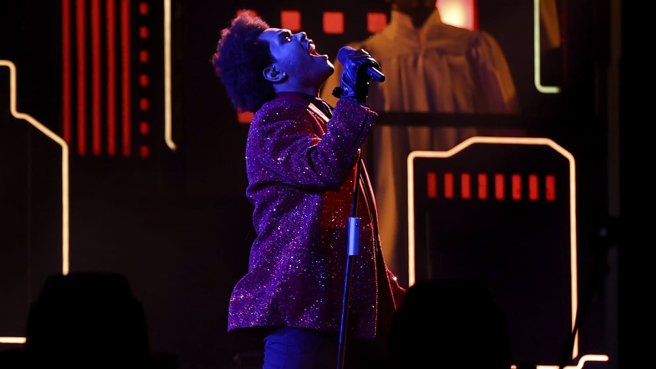 Who performed at the 2021 Super Bowl halftime show? The Weeknd