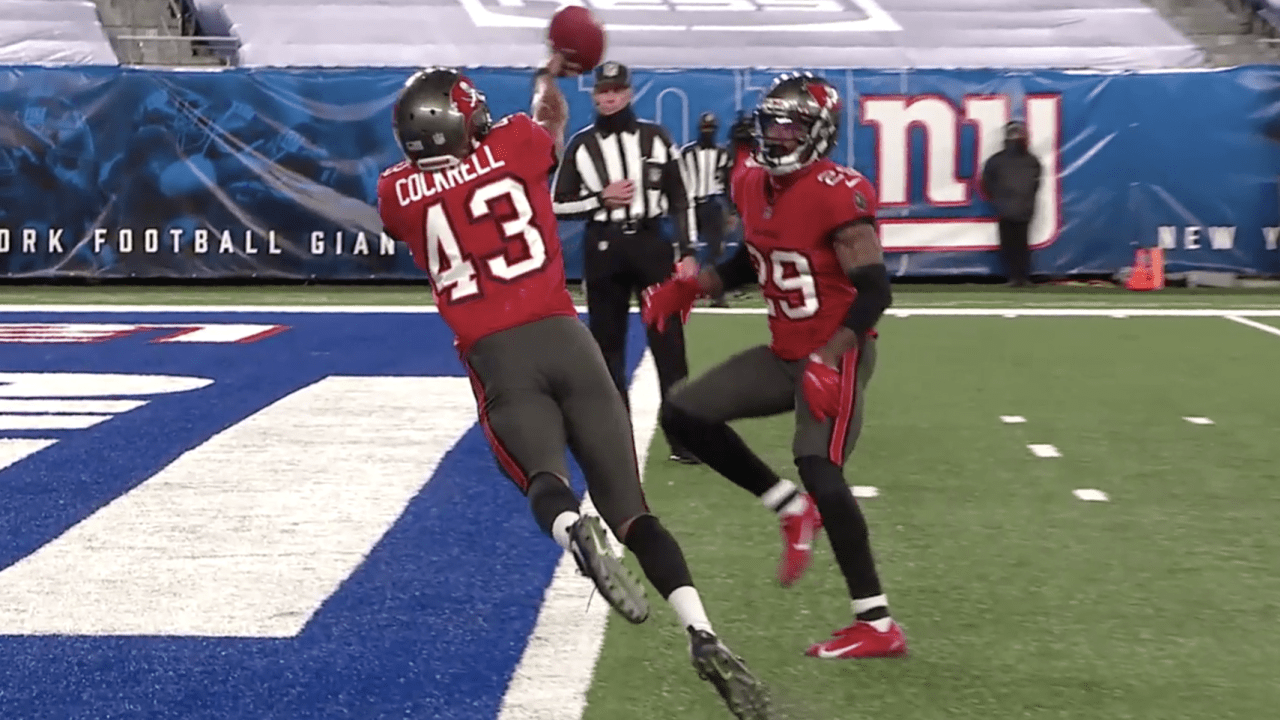 Tampa Bay Buccaneers cornerback Ross Cockrell (43) in action