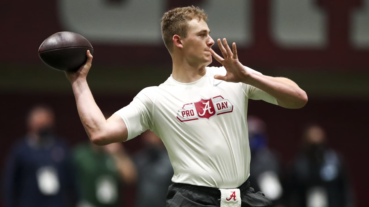 Mac Jones turned in a strong workout at Alabama's Pro Day and cements  himself as a first-rounder