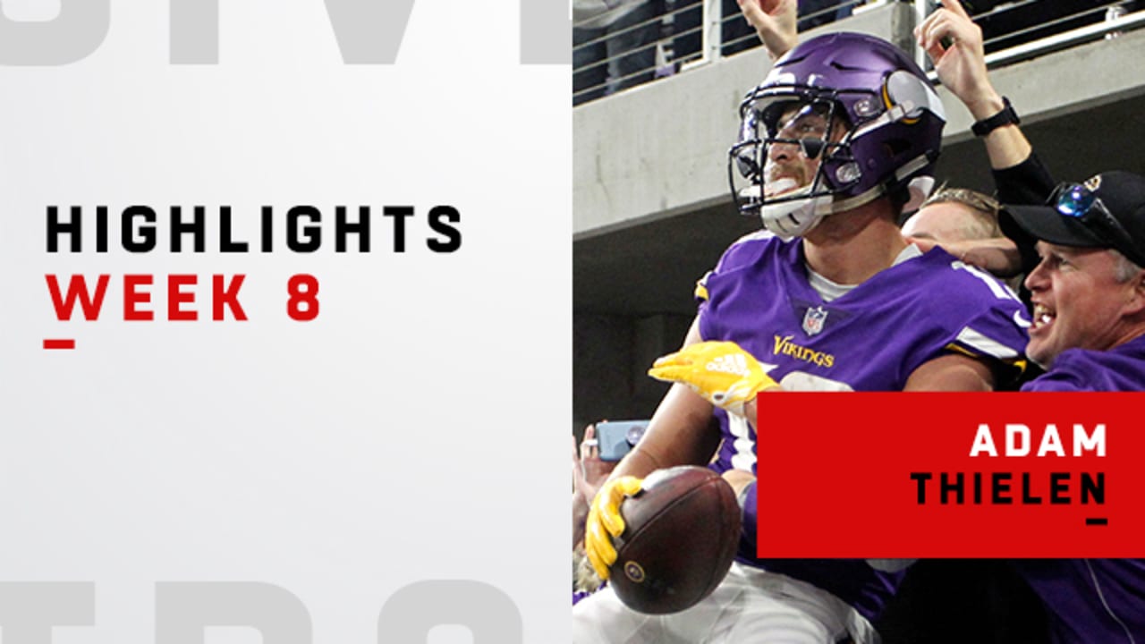 Adam Thielen moves up team reception charts in win over Arizona - Daily  Norseman