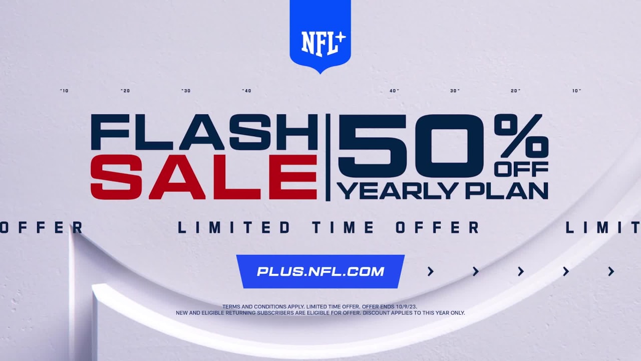 NFL+ Flash Sale Promo