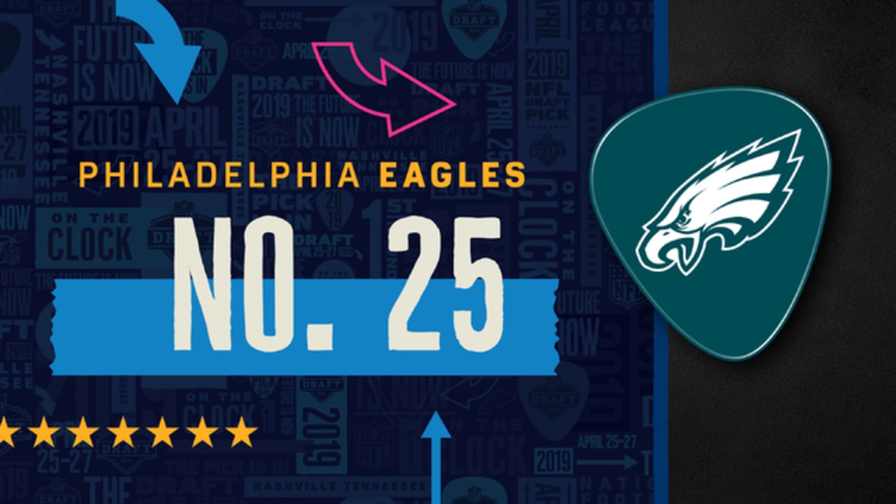 Philadelphia Eagles pick No. 25 Mock Draft Live