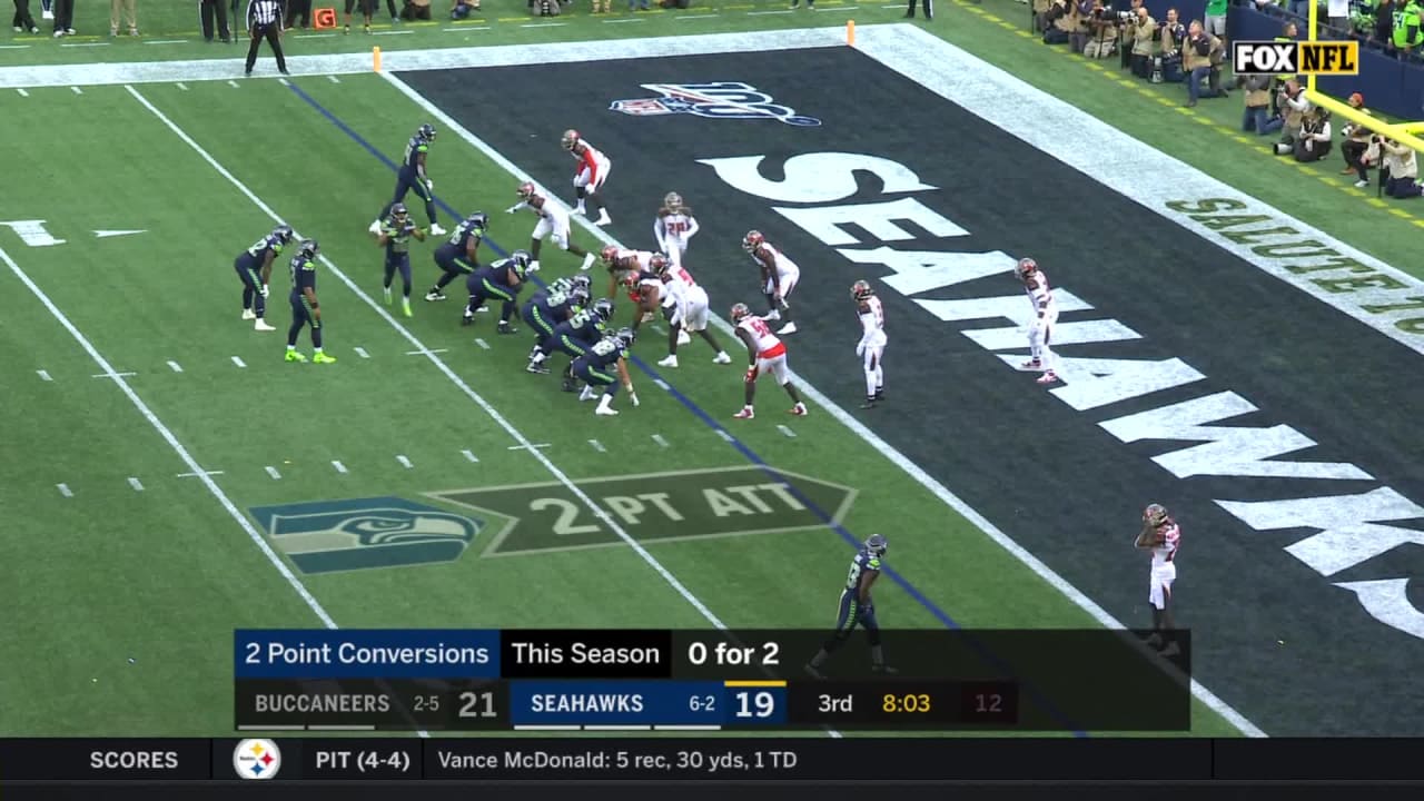 Wilson hits Metcalf on the move to tie game on two-point conversion