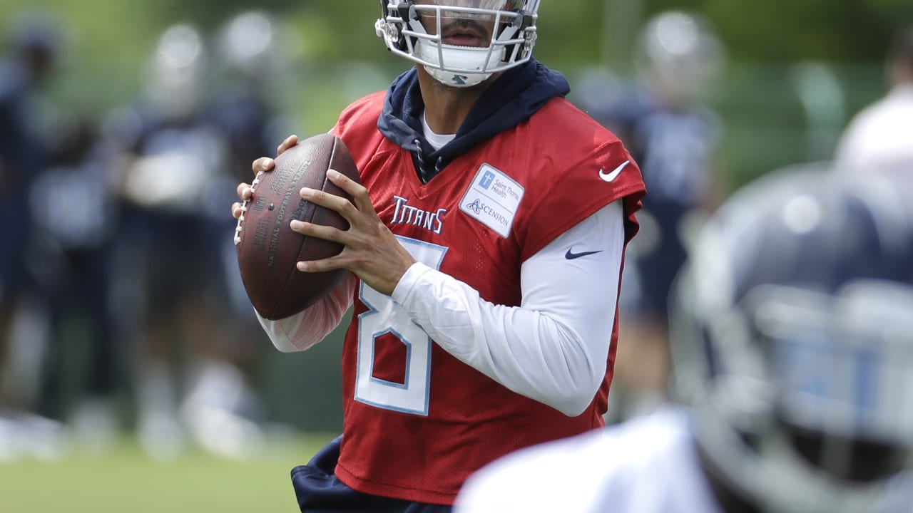 Marcus Mariota's has been on style, and his eye black style is always clean