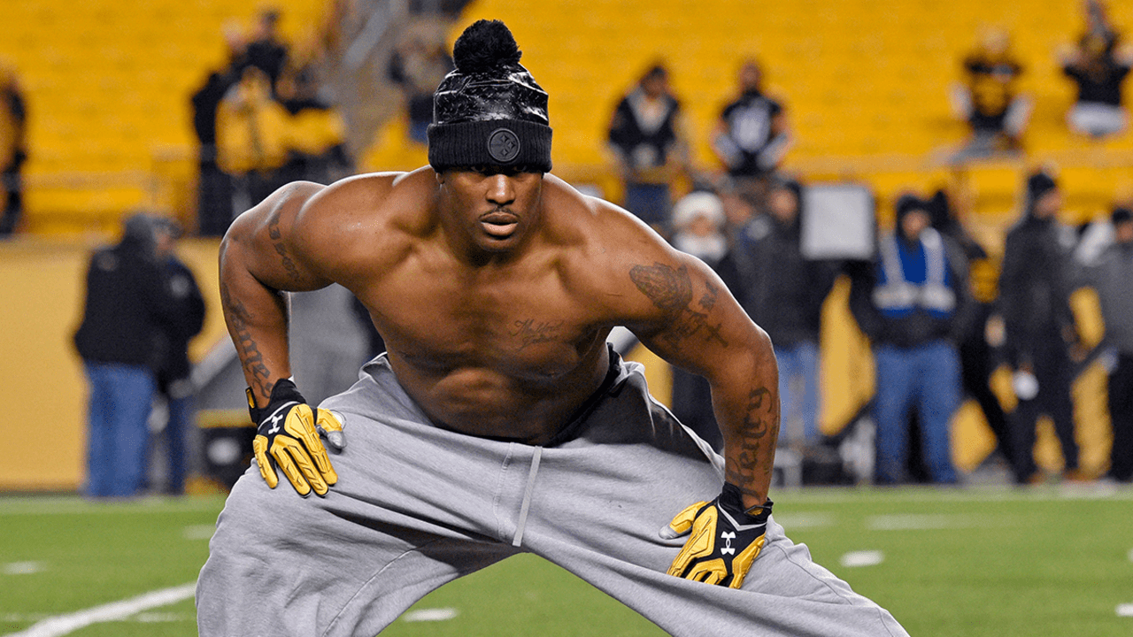 James Harrison performs his craziest workout yet