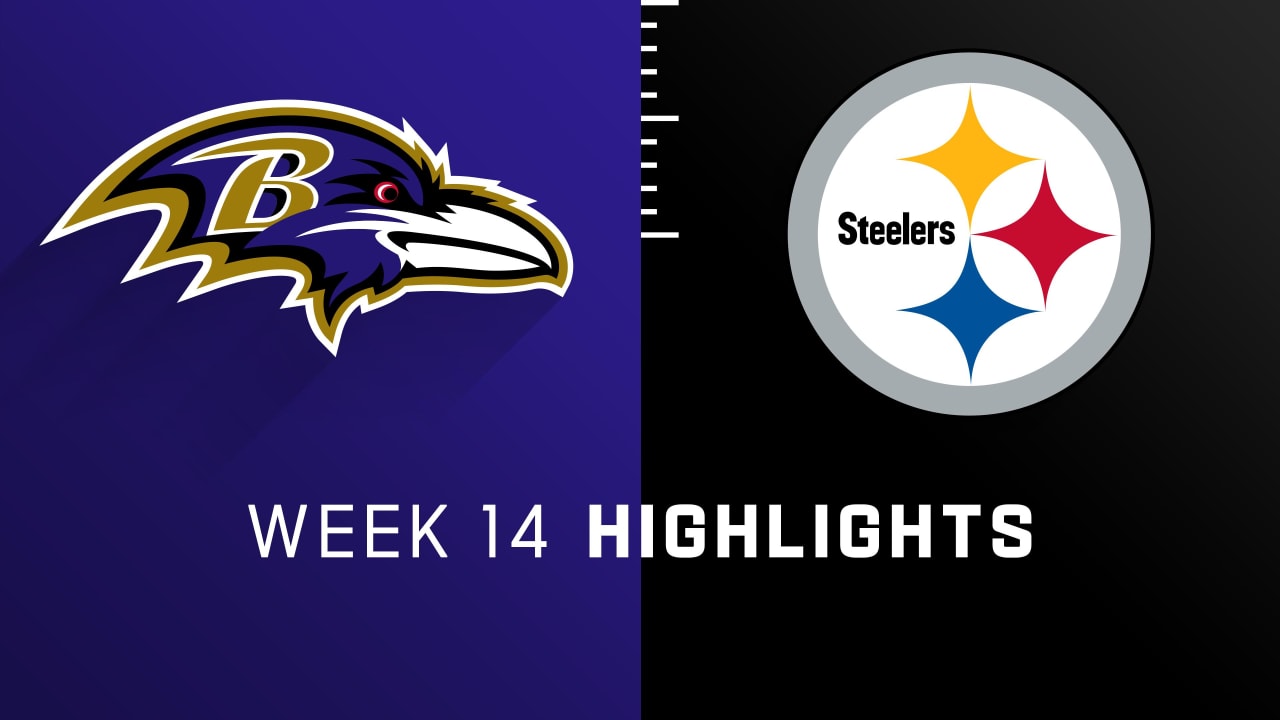 Baltimore Ravens vs. Pittsburgh Steelers highlights Week 14