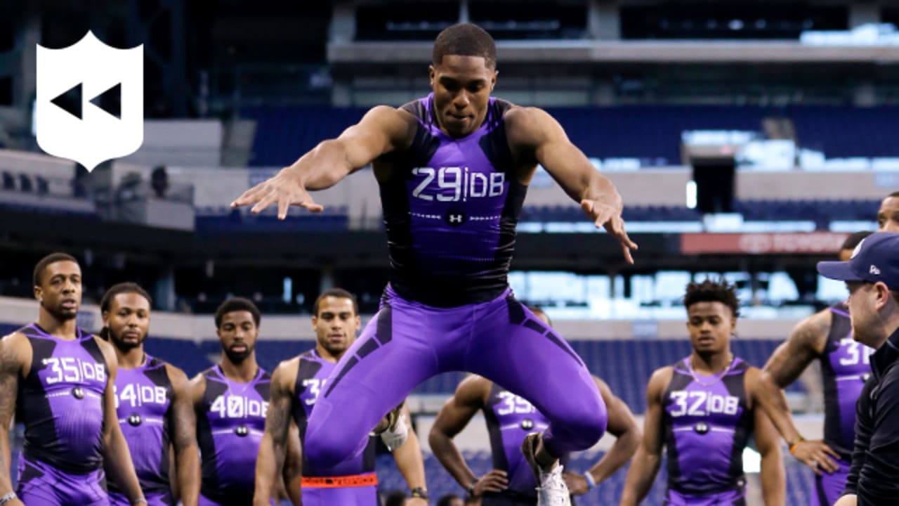 Byron Jones sets broad jump world record | This Day in NFL Scouting ...