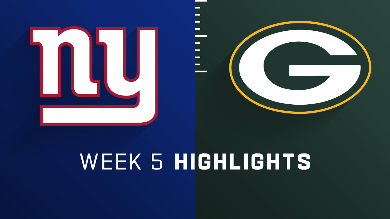 New York Giants vs. Green Bay Packers: 5 things to know about Week 5