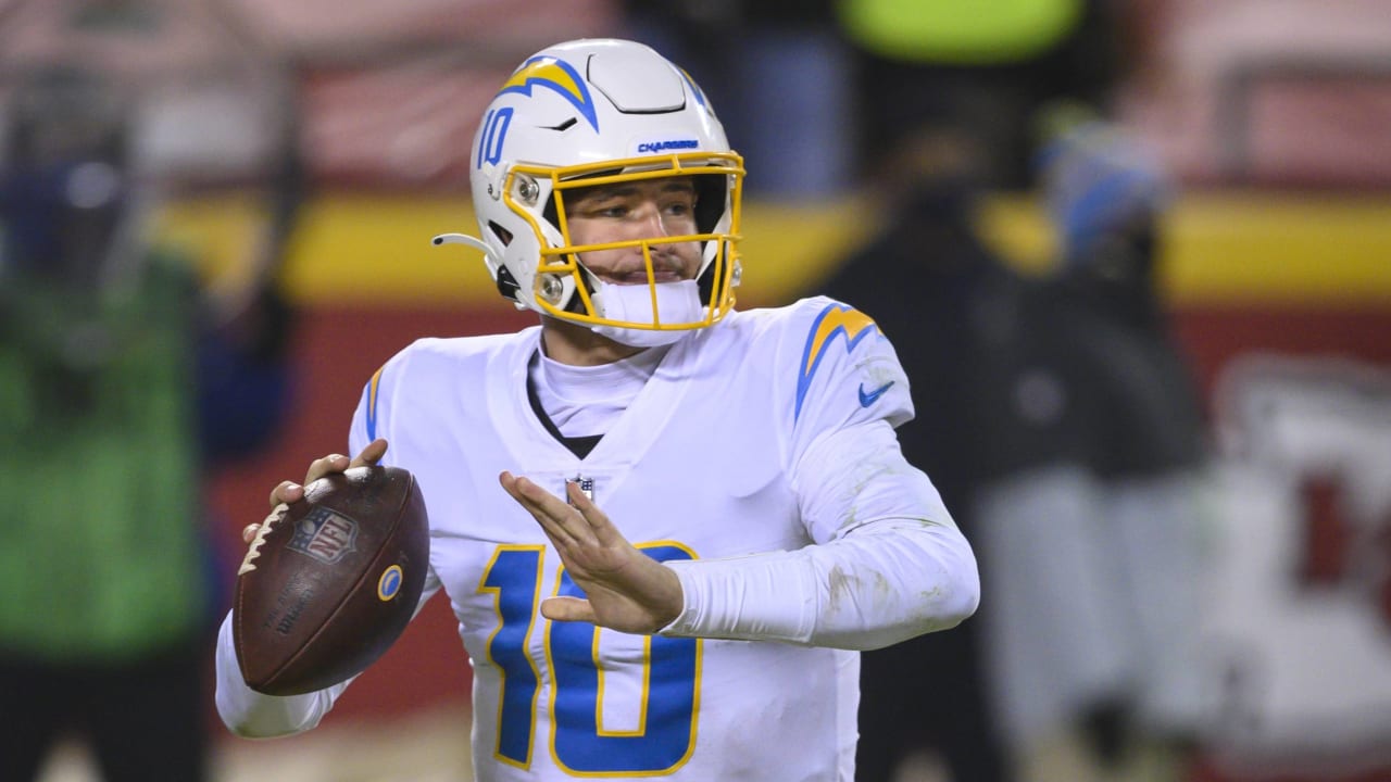 LA Chargers Justin Herbert franchise quarterback learn playbook