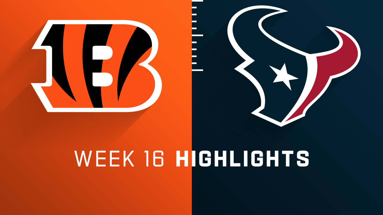 Cincinnati Bengals vs. Houston Texans highlights Week 16