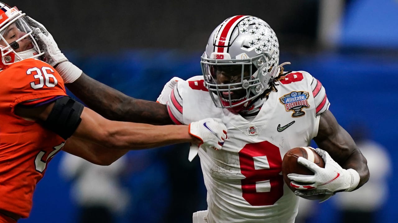 National championship 2021: Ohio State star RB Trey Sermon out for game  with injury after one series 