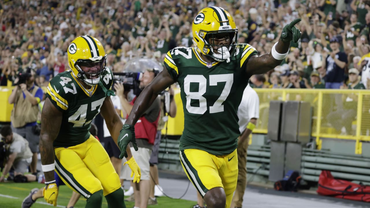 Can't-Miss Play: Green Bay Packers wide receiver Romeo Doubs Mosses DB on  fade-route TD