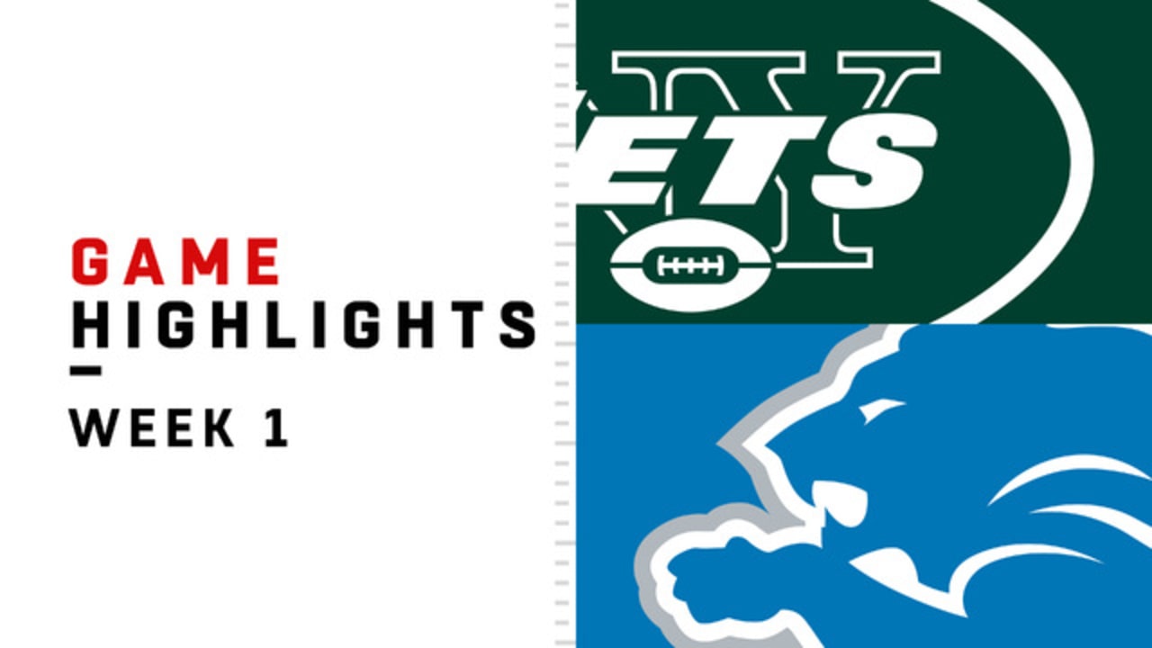 Jets vs. Lions: Highlights, game tracker for Week 1