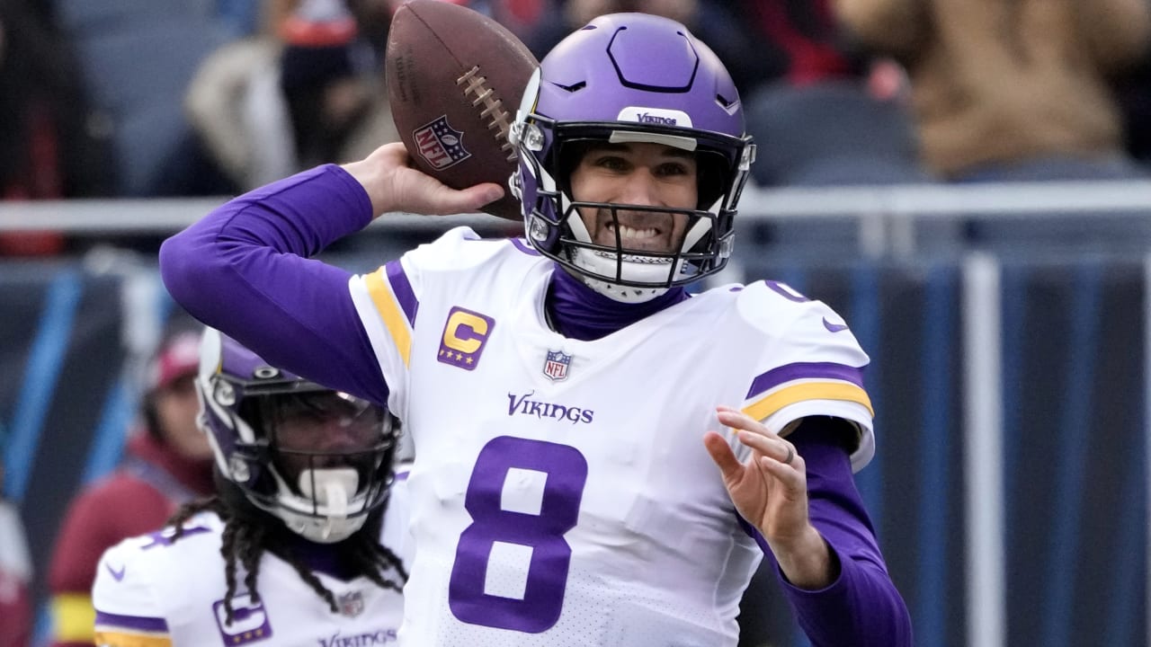 Minnesota Vikings quarterback Kirk Cousins' 4yard TD dart to wide receiver Adam Thielen caps