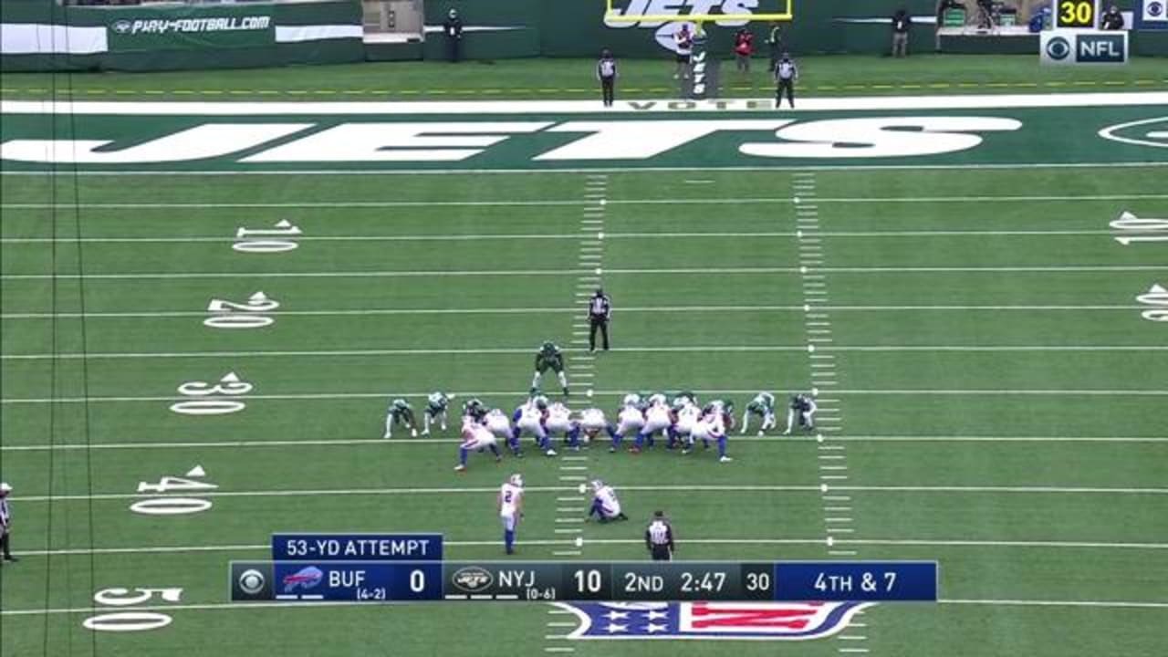 Tyler Bass' 53-yard FG gets Bills to 31-point mark at halftime