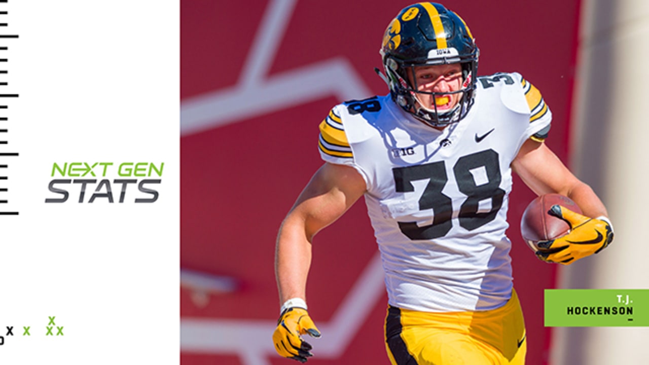 Next Gen Stats Grading Iowa TE T.J. Hockenson