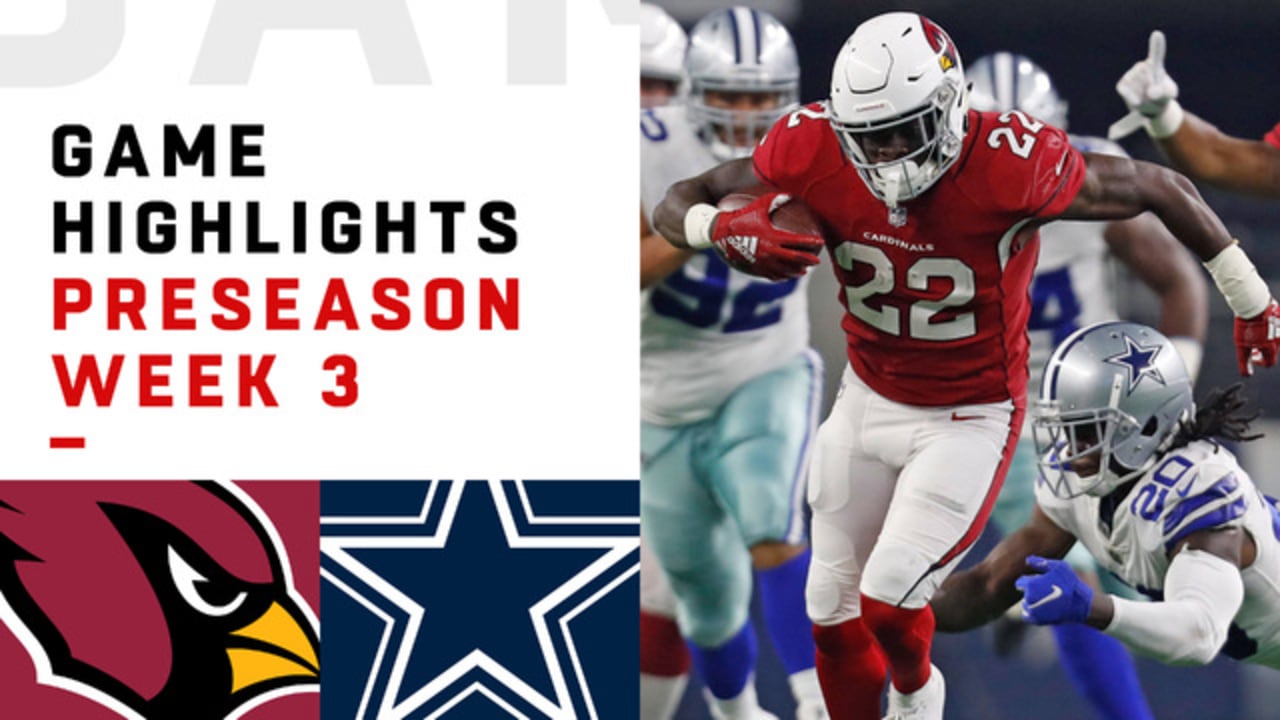 Preseason Week 3 Highlights: Cardinals vs. Cowboys