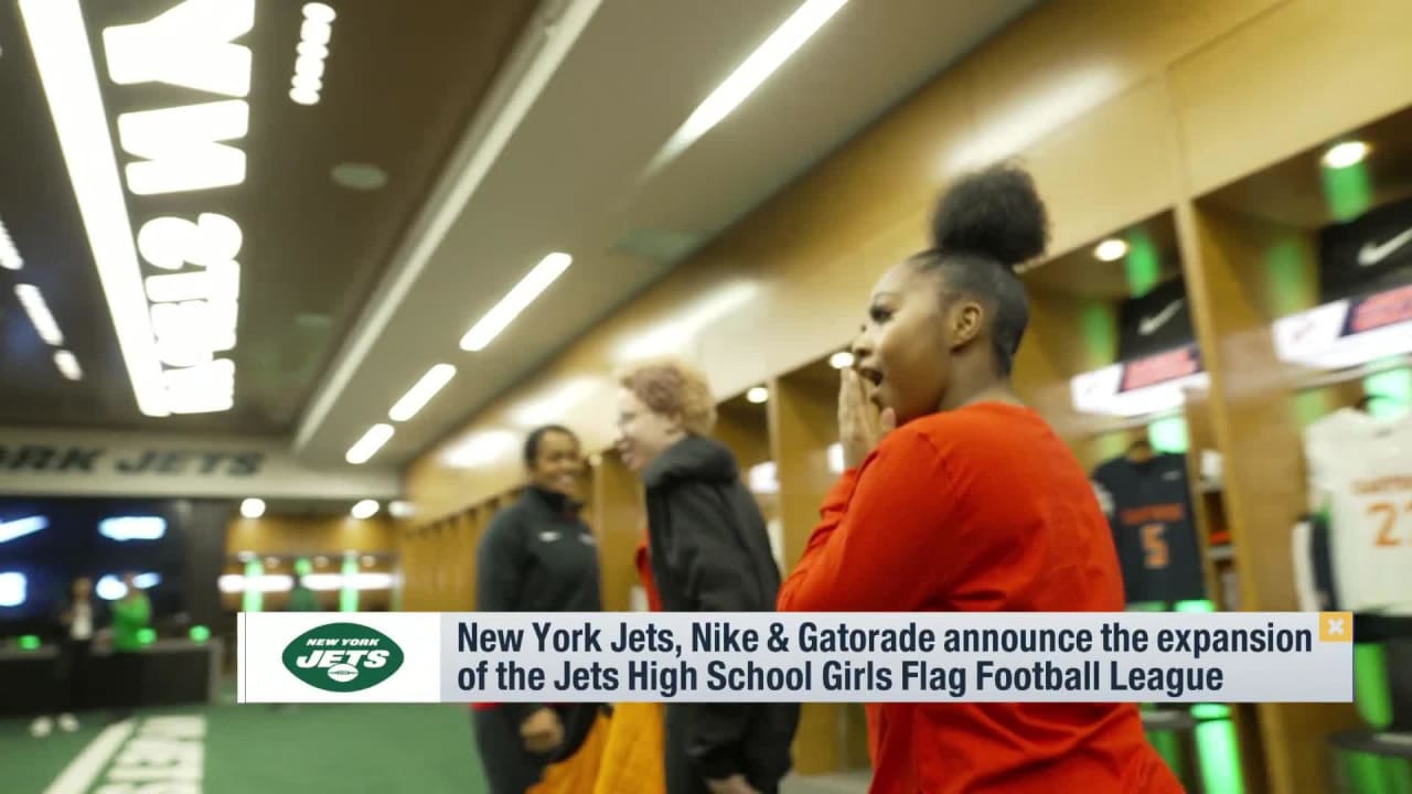 Jets and Bears Unveil Girls Flag Football League in the UK