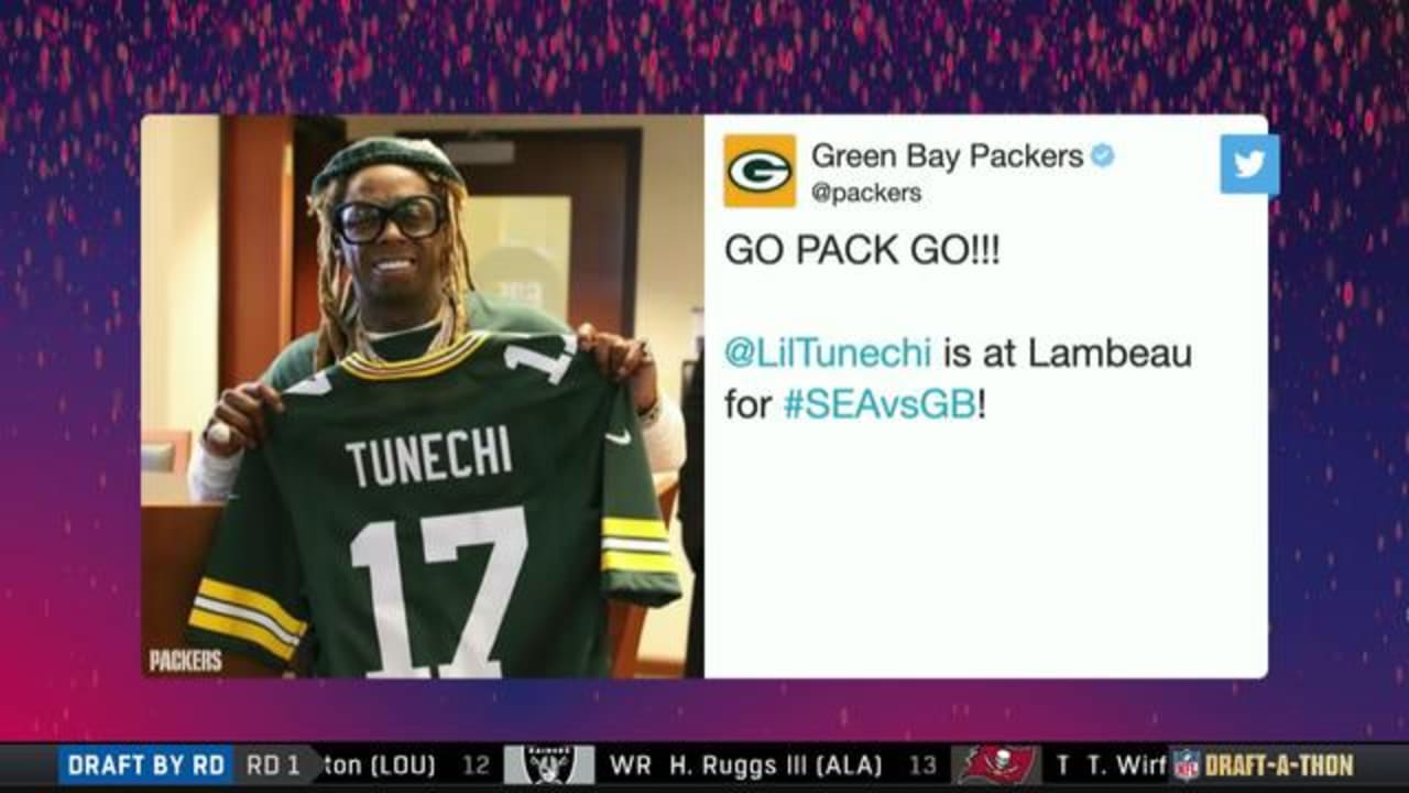 Charles Woodson's son asks Lil Wayne who the Packers should draft