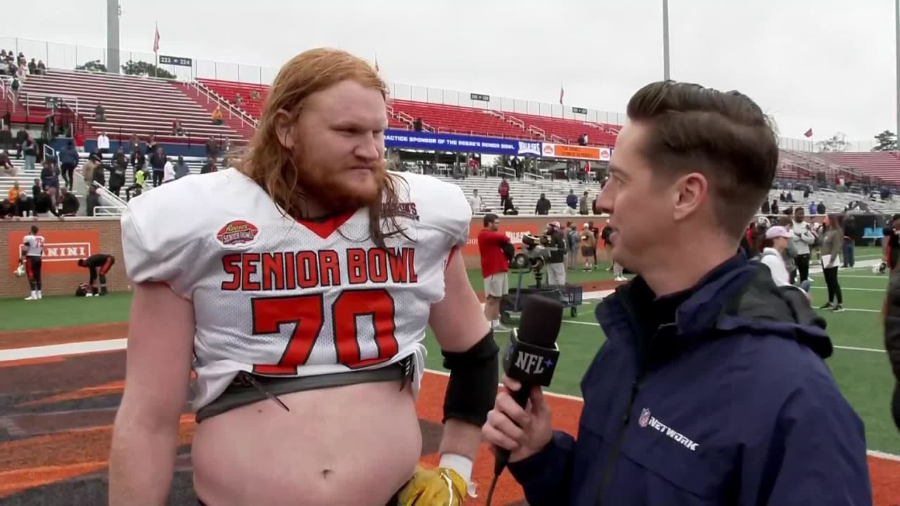 North Dakota State OL Cody Mauch discusses his Senior Bowl practice mindset