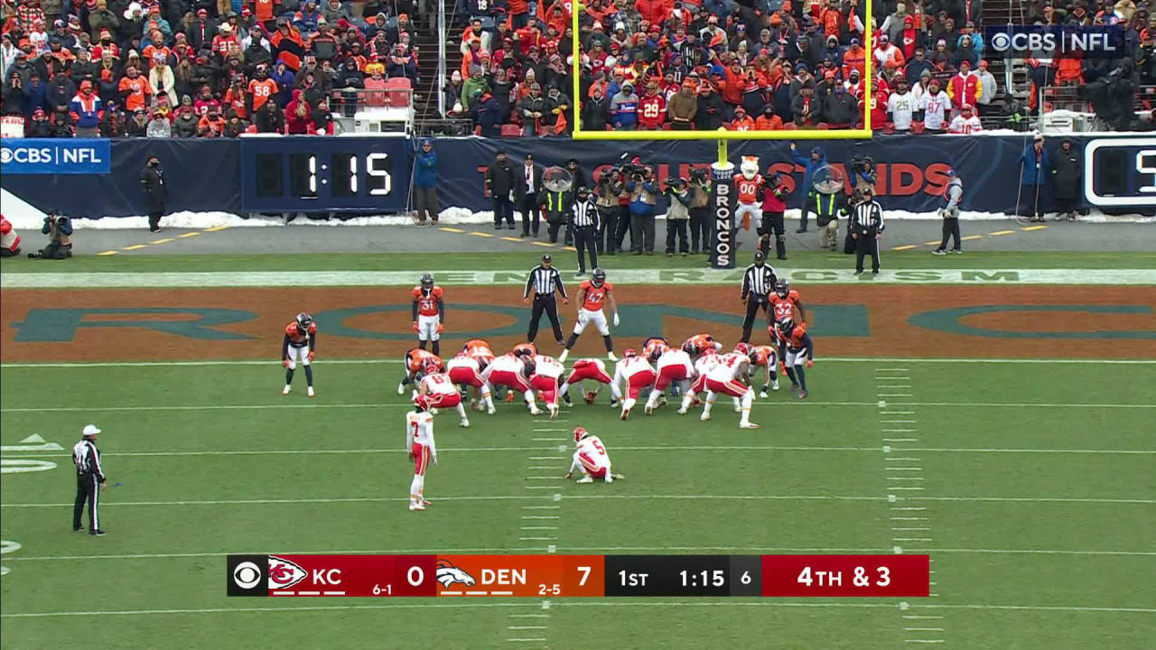 Kansas City Chiefs kicker Harrison Butker's 22yard FG gets Chiefs on