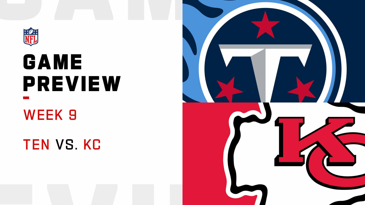 Tennessee Titans vs. Kansas City Chiefs Week 9 game photos