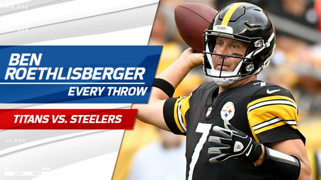 Every Ben Roethlisberger throw Preseason Week 3