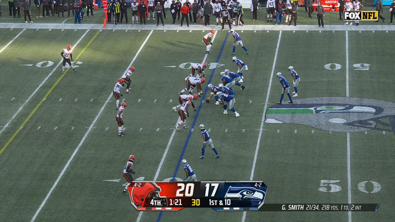 Seattle Seahawks tight end Noah Fant's 27yard catch and run pushes the