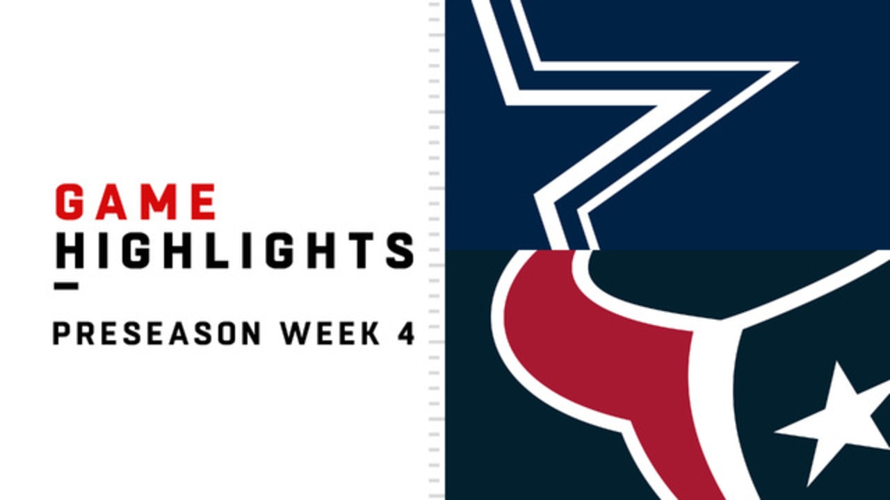 Preseason Week 4 Highlights - Cowboys @ Texans