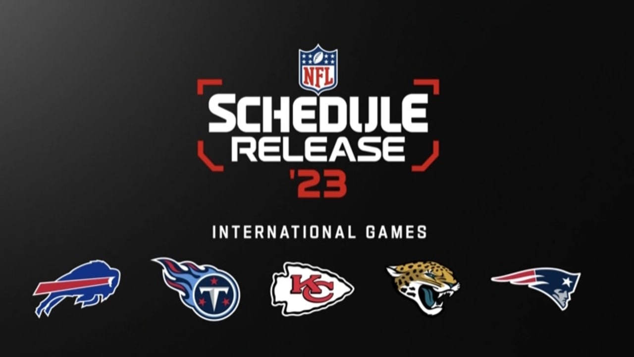 2023 Schedule release La NFL anuncia 5 juegos internacionales para 2023