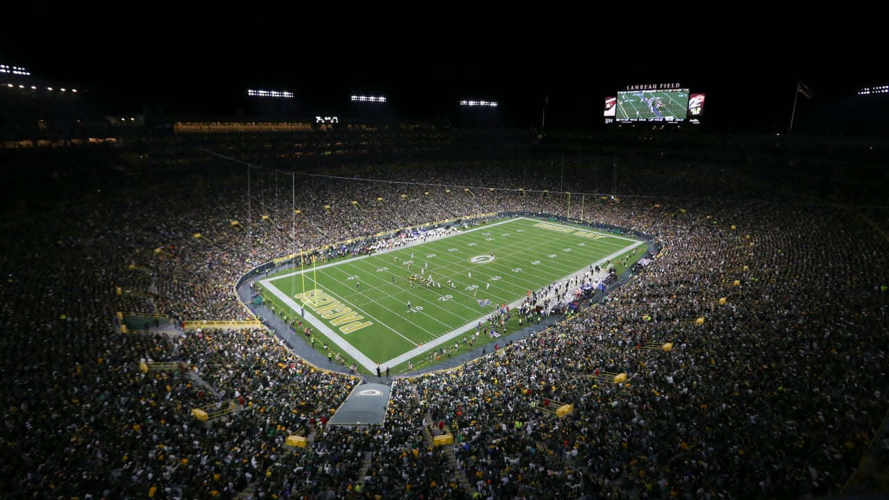 Saturday night football at Lambeau Field 