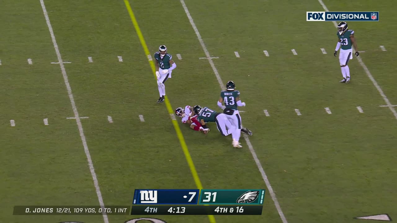 NFL Top Plays: Giants vs Eagles Highlights From the Divisional Round
