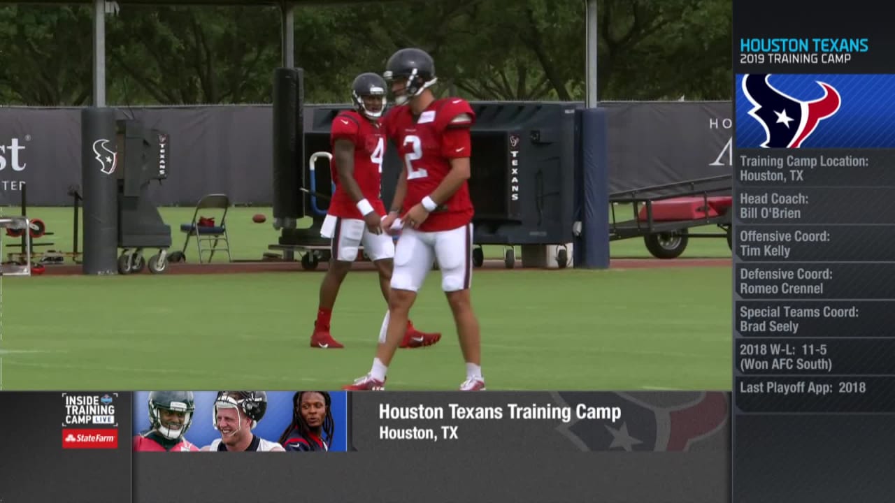 Houston Texans Training Camp live updates