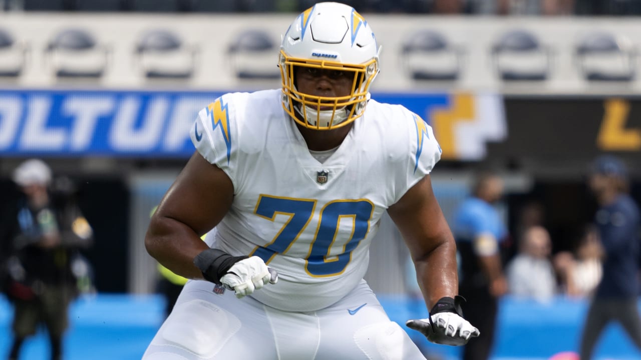 Los Angeles Chargers offensive tackle Rashawn Slater is the OROY