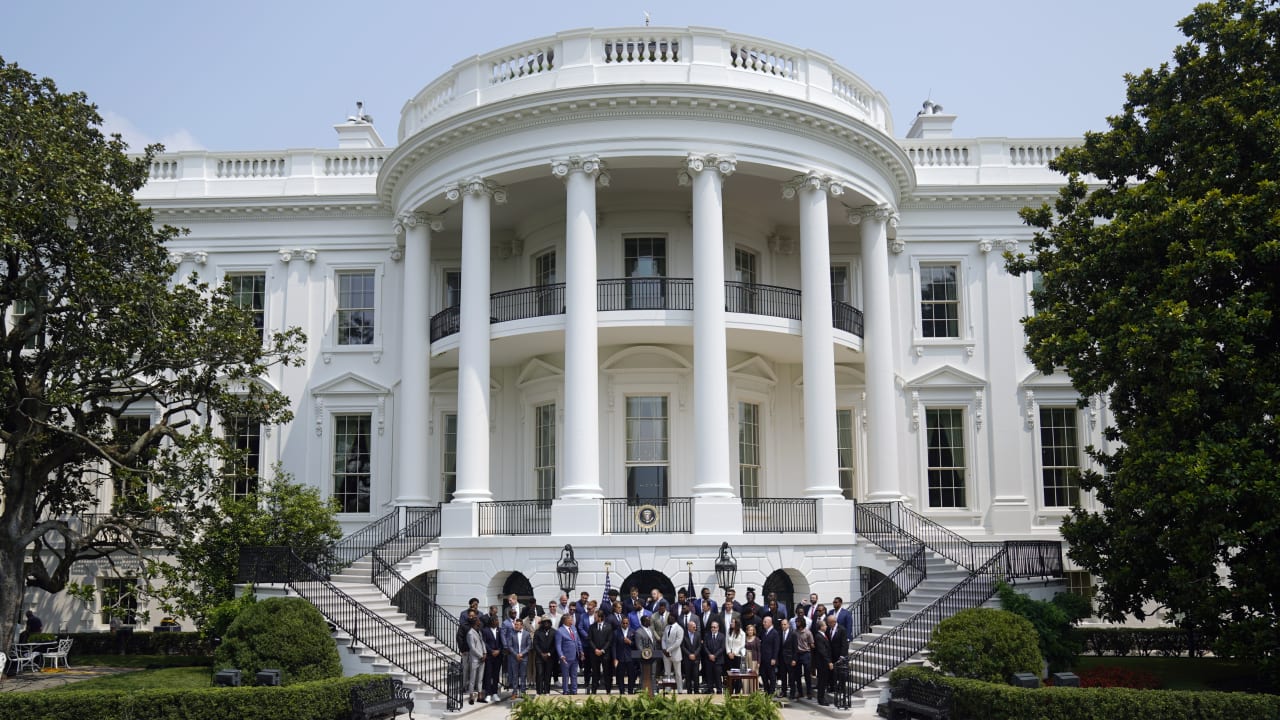 Tom Brady returns to White House to celebrate Bucs' Super Bowl win