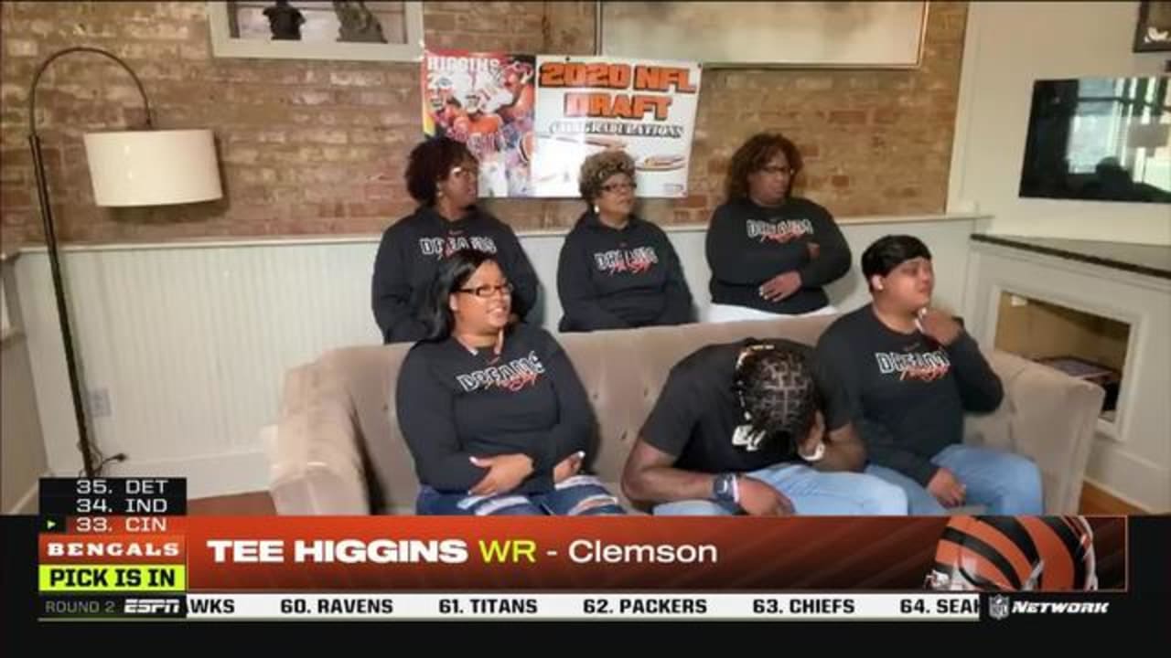 Bengals Draft Tee Higgins At No. 33