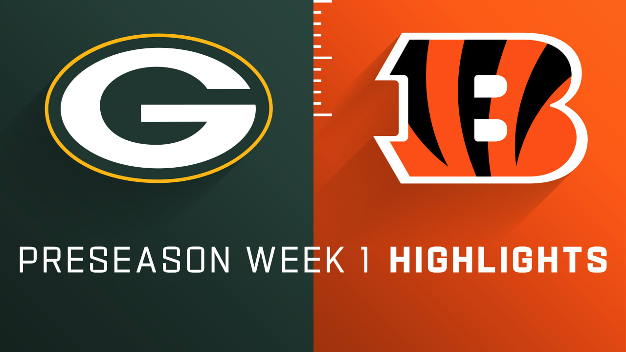 Green Bay Packers vs. Cincinnati Bengals highlights Preseason Week 1