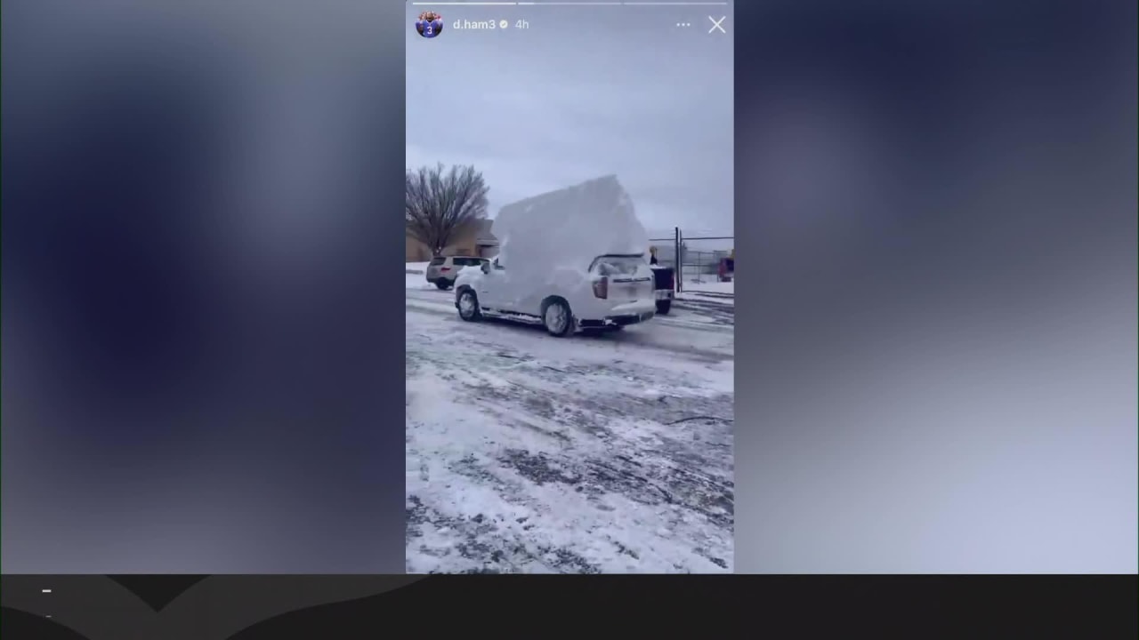 Buffalo Bills players return to Buffalo to see their cars covered in