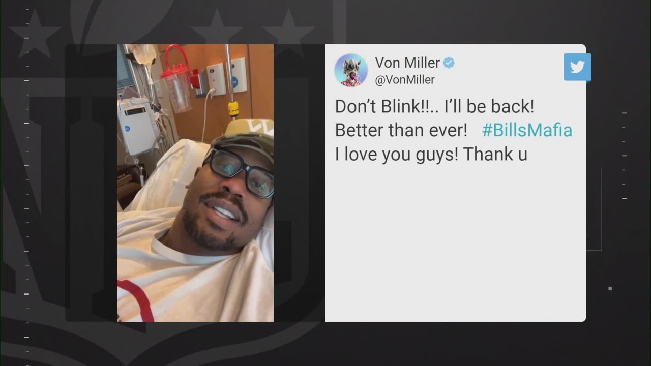 Von Miller tells Bills fans not to worry after his season-ending surgery:  'Don't blink, baby' 