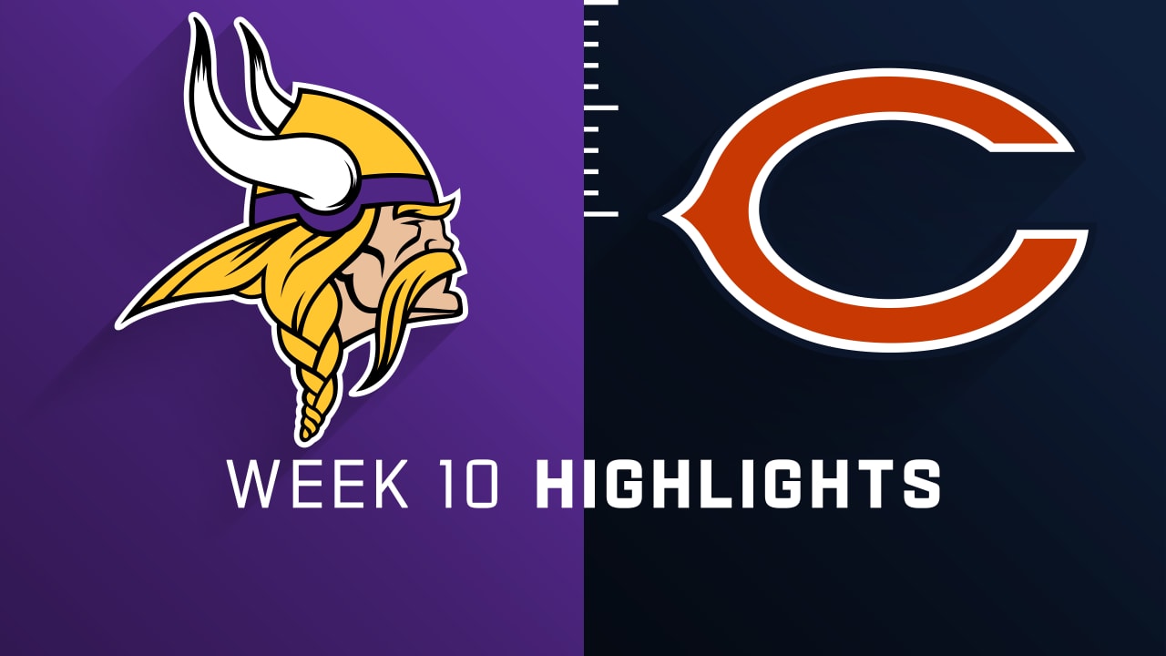 Minnesota Vikings vs. Chicago Bears highlights Week 10