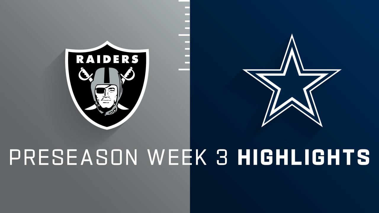 Cowboys vs. Raiders Live Streaming Scoreboard, Play-By-Play, Highlights,  Stats