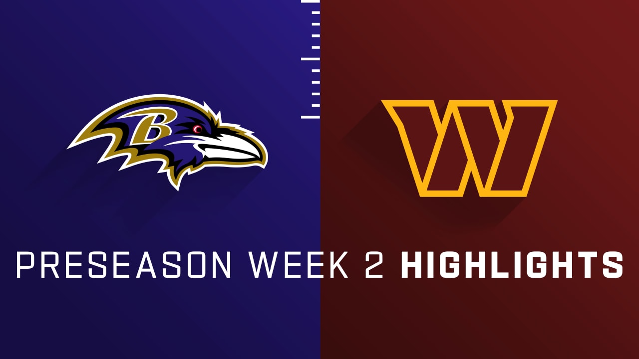 NFL Preseason Week 2 Game Recap: Washington Commanders 29, Baltimore Ravens  28, NFL News, Rankings and Statistics