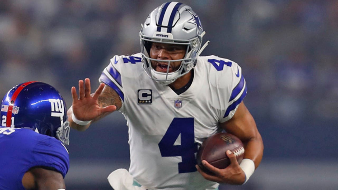 Dak Prescott reads defense, scrambles past defenders for first down