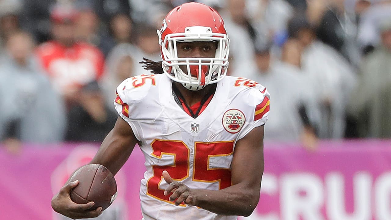 Jamaal Charles Signed Custom Red Jersey — TSE Kansas City