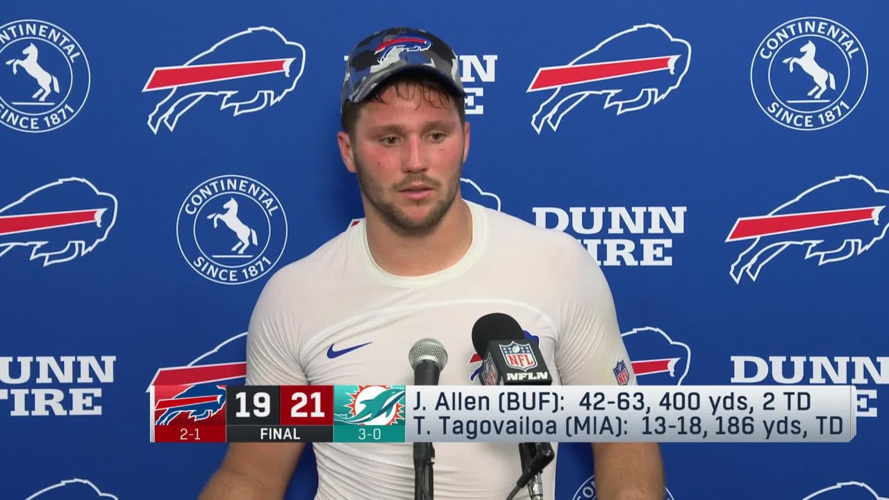 Miami Dolphins defeat Buffalo Bills 21-17 despite Josh Allen's big day