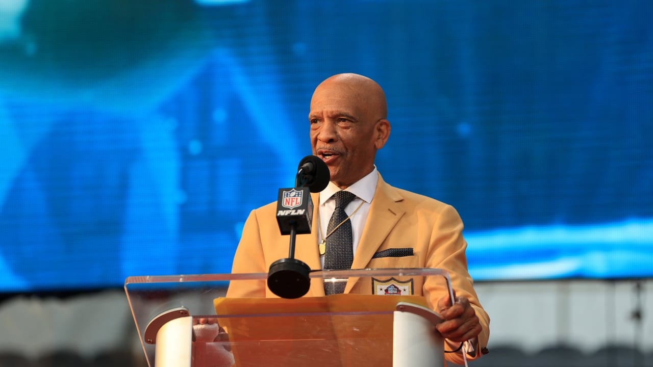 Hall of Fame wide receiver Drew Pearson's full Pro Football HOF Class of  2021 enshrinement speech