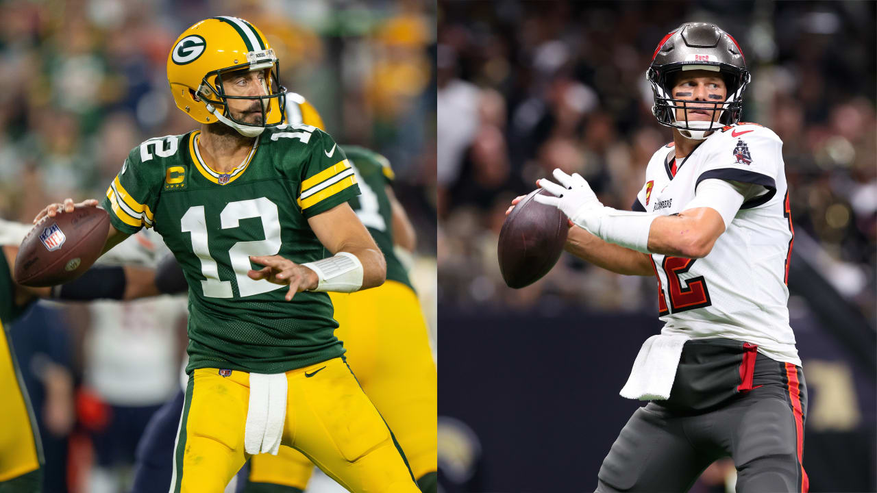 NFL on X: .@Packers. @Buccaneers. Aaron Rodgers vs. Tom Brady 