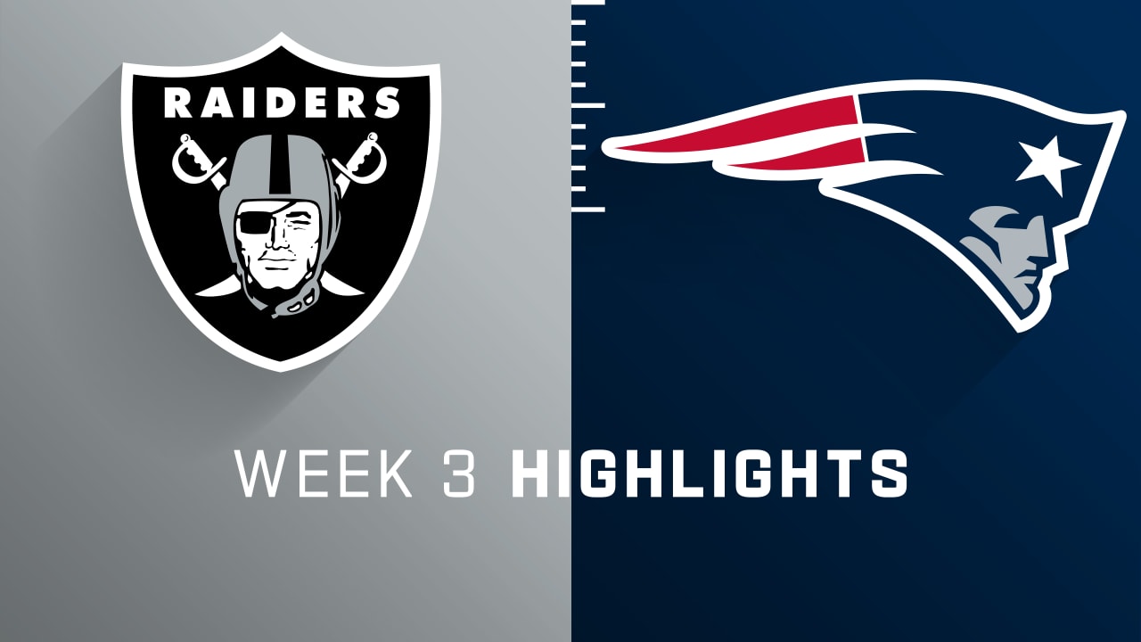Las Vegas Raiders vs. New England Patriots highlights