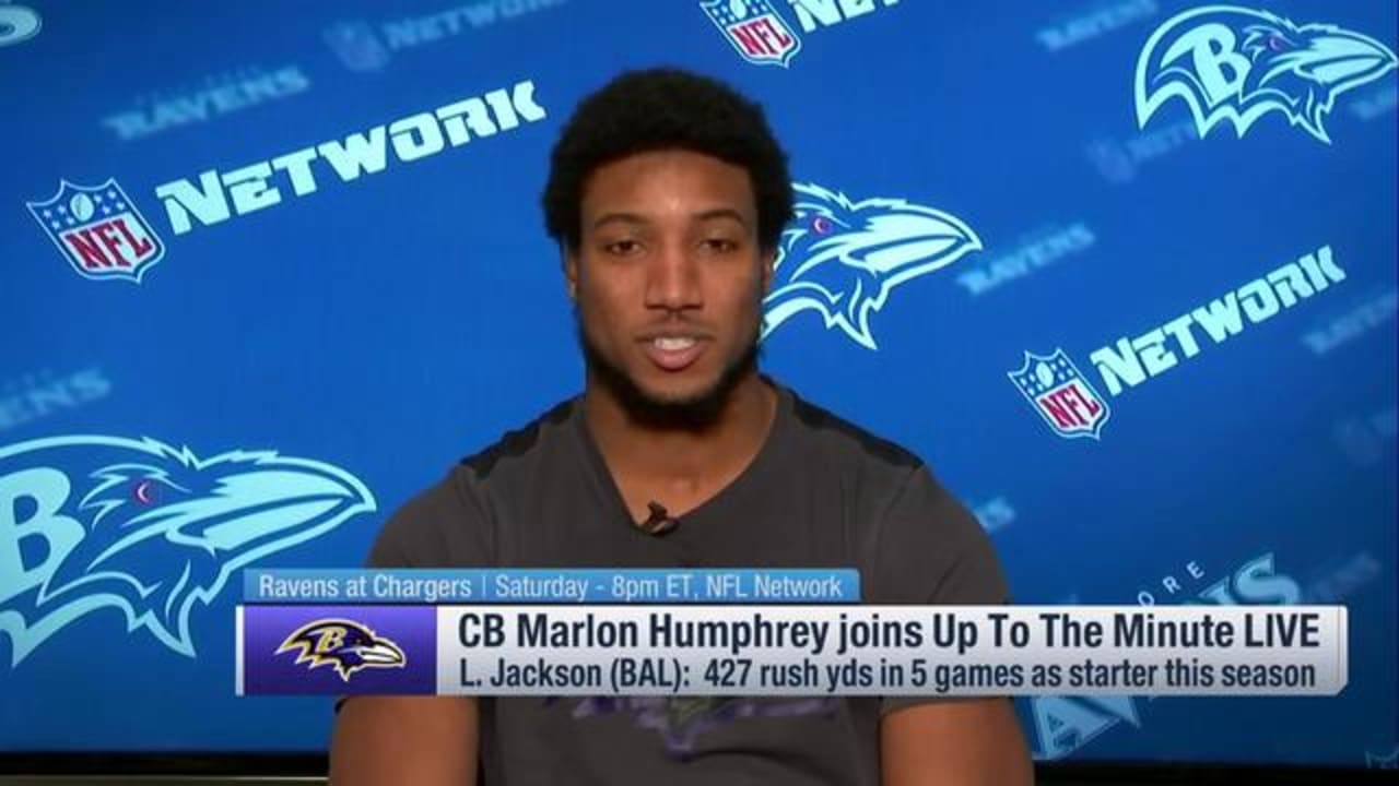 Baltimore Ravens Cornerback Marlon Humphrey On Rookie Quarterback Lamar ...